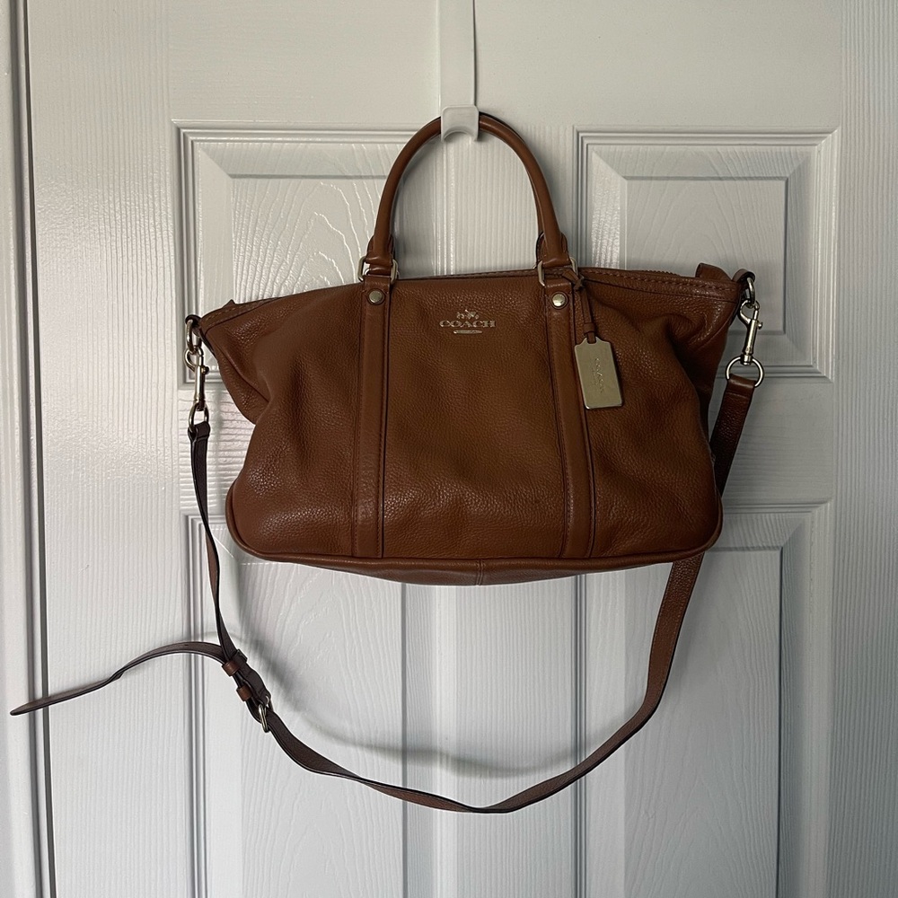 Coach Pebbled Leather Handbag